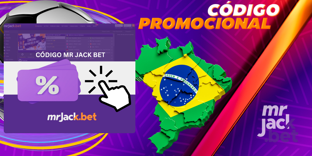Código promocional no site da MrJackBet Brasil